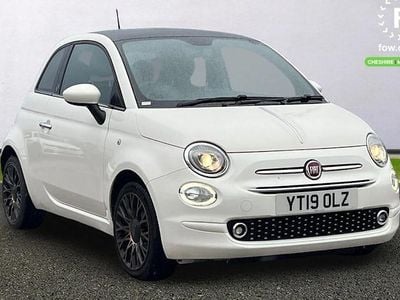 White Used 2019 Fiat 500 Anniversary Hatchback | £8,699 (Fair price)