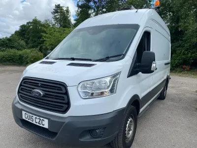 Used Ford Transit 155 HP (114 kW) 2015 White Van