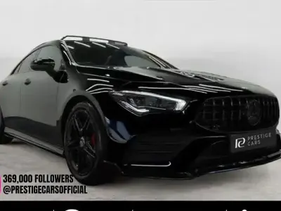Used Mercedes CLA180 AMG line 136 HP (100 kW) 2021 Black Sedan