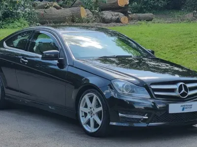 Begagnad Mercedes C250 AMG 204 HK (150 kW) 2012 Svart Sportkupé