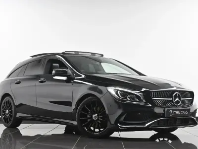 Used Mercedes CLA220 AMG line 170 HP (125 kW) 2019 Black Coupe