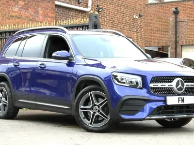 Used Mercedes GLB200 AMG Line Premium 150 HP (110 kW) 2022 Blue SUV