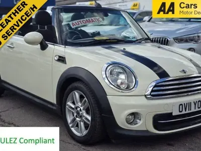 Used Mini Cooper Cabriolet 122 HP (89 kW) 2011 White Cabriolet