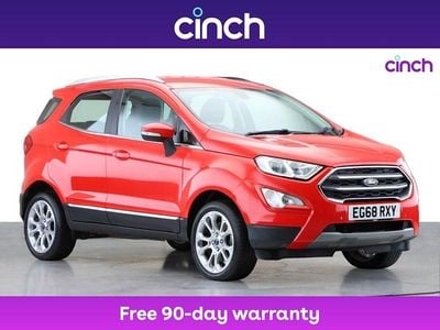 Red Used 2019 Ford Ecosport Titanium SUV | £9,549 (Fair price)