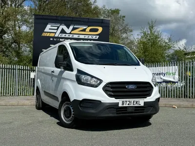 Used Ford Transit Custom 130 HP (95 kW) 2021 White Van
