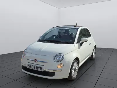 Used Fiat 500 Lounge 69 HP (50 kW) 2013 White Hatchback