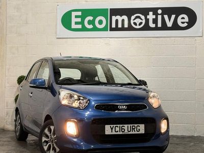 Used Kia Picanto 84 HP (61 kW) 2016 Blue Hatchback