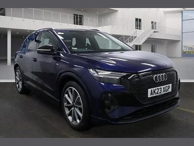 Blue Used 2023 Audi Q4 e-tron Comfort SUV | £32,500 (Fair price)