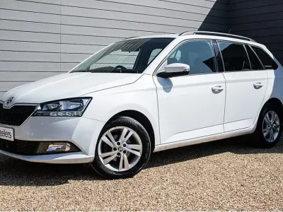 Used Skoda Fabia SE 95 HP (69 kW) 2021 White Hatchback