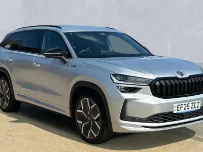 Used Skoda Kodiaq SportLine 150 HP (110 kW) 2025 Silver SUV