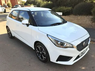 Used MG MG3 Excite 106 HP (77 kW) 2023 White Hatchback
