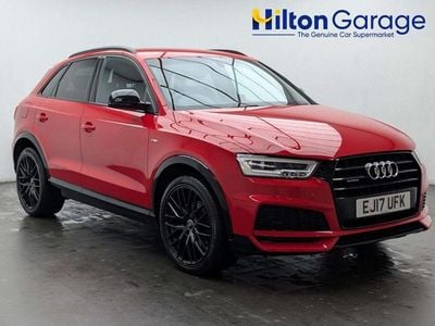 Used Audi Q3 Black Edition 184 HP (135 kW) 2017 Red SUV
