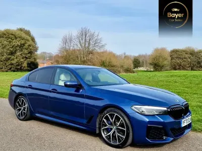 Used BMW 520 M Sport 2020 Blue Sedan