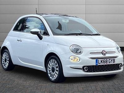 Used Fiat 500 Lounge 69 HP (50 kW) 2018 White Hatchback