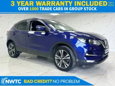 Used Nissan Qashqai N-Connecta 110 HP (80 kW) 2017 Blue SUV
