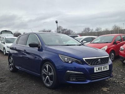 Blue Used 2018 Peugeot 308 GT-line Hatchback | £8,800 (Fair price)