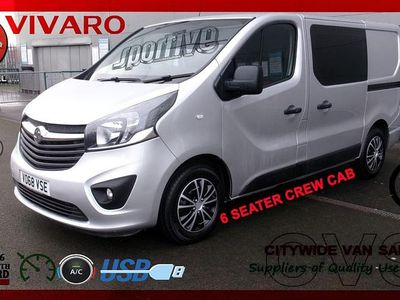 Silver Used 2018 Vauxhall Vivaro Sportive MPV | £9,995 (Expensive)