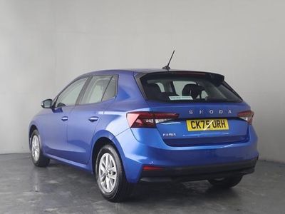 Used Skoda Fabia SE 95 HP (69 kW) 2025 Blue Hatchback