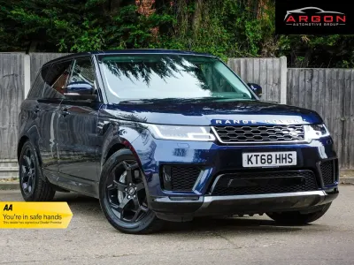 Used Land Rover Range Rover Sport HSE 398 HP (292 kW) 2018 Blue SUV