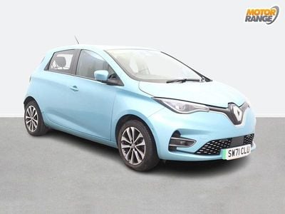 Used Renault Zoe GT-Line 100 kW (136 HP) 2021 Blue Hatchback