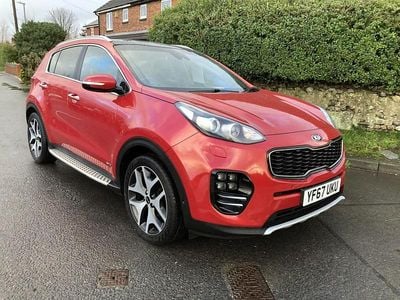 Used Kia Sportage GT-Line S 182 HP (133 kW) 2017 Red SUV