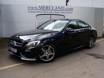 used Mercedes C220 C-Class 2014 (64) MERCEDES BENZBLUETEC AMG LINE SALOON DIESEL AUTO BLACK