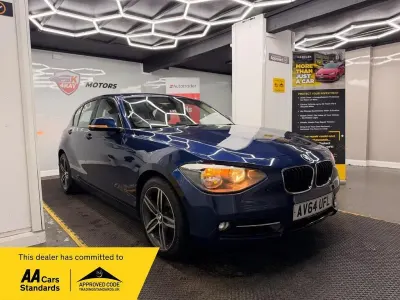 Used BMW 120 Sport Line 184 HP (135 kW) 2014 Blue Hatchback