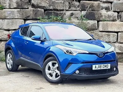 Used Toyota C-HR 122 HP (89 kW) 2018 Blue SUV