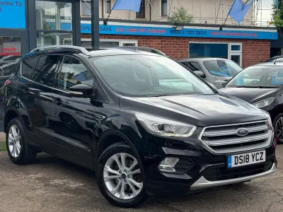 Used Ford Kuga Titanium 150 HP (110 kW) 2018 Black SUV