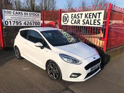 White Used 2019 Ford Fiesta ST-Line Hatchback | £4,500 (Fair price)