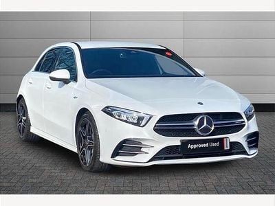 Used Mercedes A35 AMG Executive 306 HP (225 kW) 2021 Digital white Hatchback