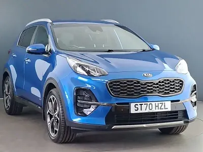 Used Kia Sportage GT-Line 134 HP (98 kW) 2020 Blue SUV