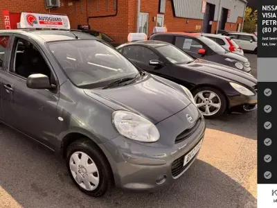 Used Nissan Micra Visia 98 HP (72 kW) 2012 Grey Hatchback