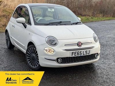 Used Fiat 500 Lounge 69 HP (50 kW) 2015 White Hatchback