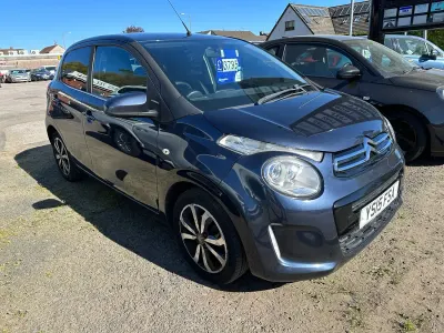 Used Citroën C1 Flair 68 HP (50 kW) 2015 Blue Hatchback