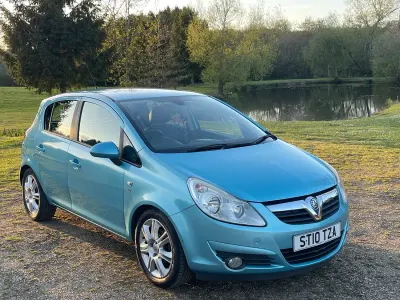 Used Vauxhall Corsa 90 HP (66 kW) 2010 Blue Hatchback