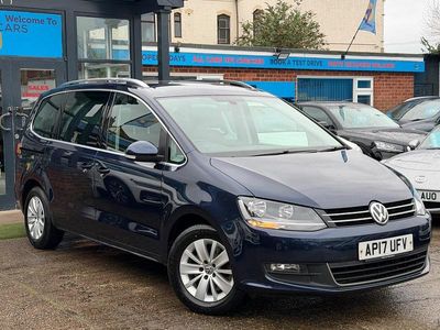 Used VW Sharan SE 184 HP (135 kW) 2017 Blue MPV