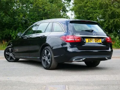 Used Mercedes C200 2019 Black Estate