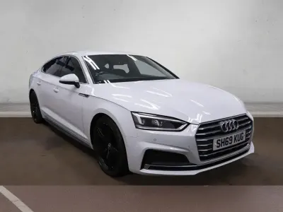 Usado Audi A5 Sportback S-Line 190 HP (139 kW) 2019 Branco Citadino