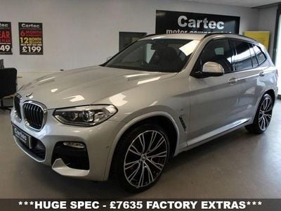 Silver Used 2019 BMW X3 M Sport SUV | £22,489 (Fair price)
