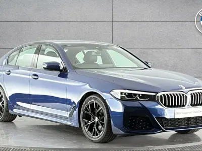 Used BMW 520 M Sport 187 HP (137 kW) 2021 Blue Sedan