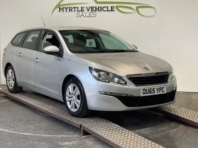 Begagnad Peugeot 308 SW Active 120 HK (88 kW) 2015 Silver Kombi
