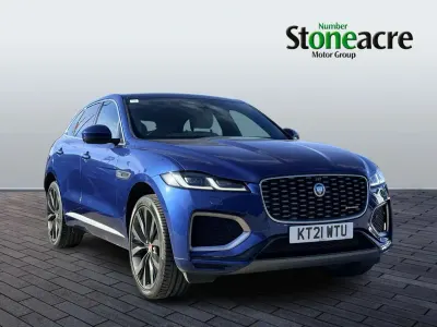 Used Jaguar F-Pace R-Dynamic 250 HP (183 kW) 2021 Blue SUV