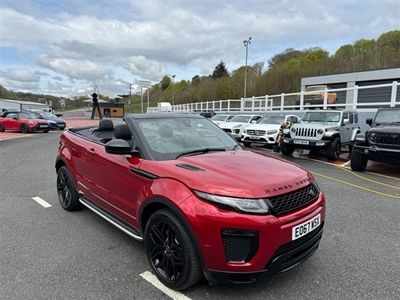 used Land Rover Range Rover evoque CONVERTIBLE 2.0 TD4 HSE DYNAMIC Auto 177 BHP