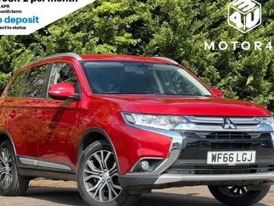 Used Mitsubishi Outlander 147 HP (108 kW) 2017 Red SUV