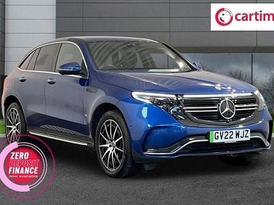 Used Mercedes EQC400 AMG line 300 kW (408 HP) 2022 Blue SUV