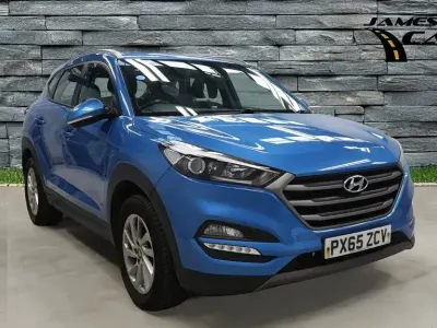 Used Hyundai Tucson SE 116 HP (85 kW) 2015 Blue SUV