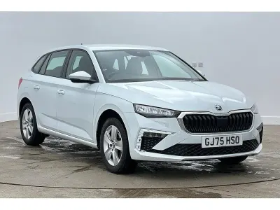 Used Skoda Scala SE 85 HP (62 kW) 2025 Moon white metallic Hatchback