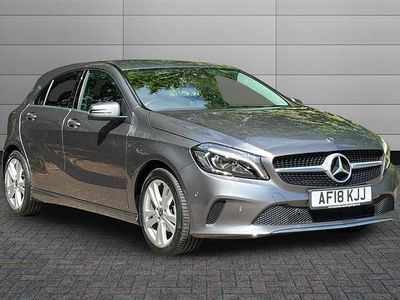 Used Mercedes A180 Premium 109 HP (80 kW) 2018 Mountain grey Hatchback
