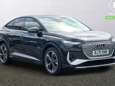 Used Audi Q4 Sportback e-tron S-Line 150 kW (204 HP) 2022 Black SUV